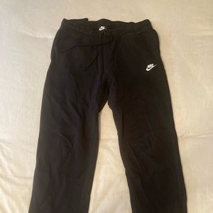 Mens large TALL black Nike sweatpants